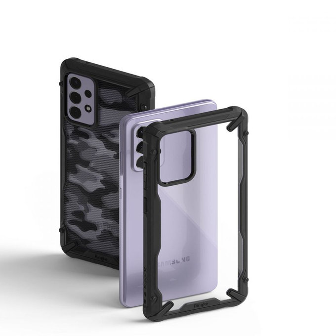Ringke - Case Fusion X für Samsung Galaxy A72 5G, schwarz