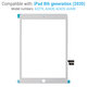 Apple iPad (8th Gen 2020) - Touchscreen Front Glas (Weiss)
