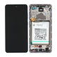 Samsung Galaxy A72 A725F, A726B - LCD Display + Touchscreen Front Glas + Rahmen + Akku Batterie (Awesome Violet) - GH82-25541C, GH82-25542C Genuine Service Pack