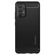 Spigen - Hülle Rugged Armor für Samsung Galaxy A52 a A52 5G, schwarz
