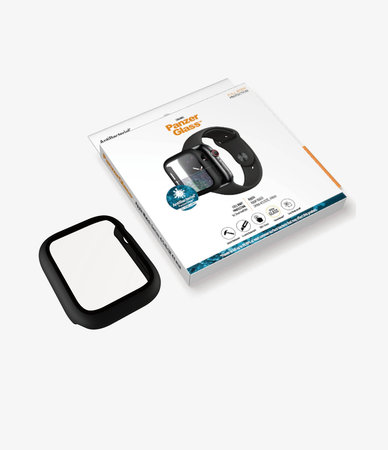 PanzerGlass - Gehärtetes Glas Full Body AB für Apple Watch 4, 5, 6, SE (1st gen) und SE (2nd gen) 44mm, schwarz