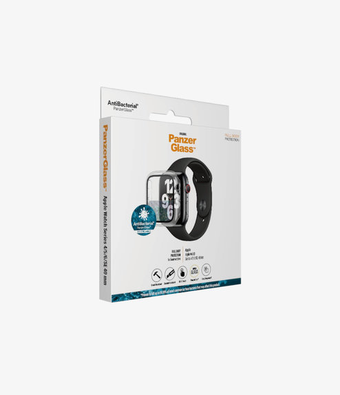 PanzerGlass - Gehärtetes Glas Full Body AB für Apple Watch 4, 5, 6, SE (1st gen) und SE (2nd gen) 40mm, transparent