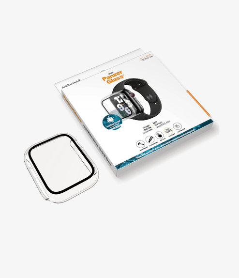 PanzerGlass - Gehärtetes Glas Full Body AB für Apple Watch 4, 5, 6, SE (1st gen) und SE (2nd gen) 40mm, transparent