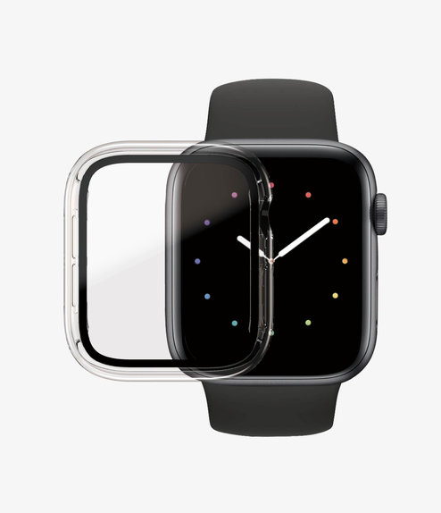 PanzerGlass - Gehärtetes Glas Full Body AB für Apple Watch 4, 5, 6, SE (1st gen) und SE (2nd gen) 44mm, transparent