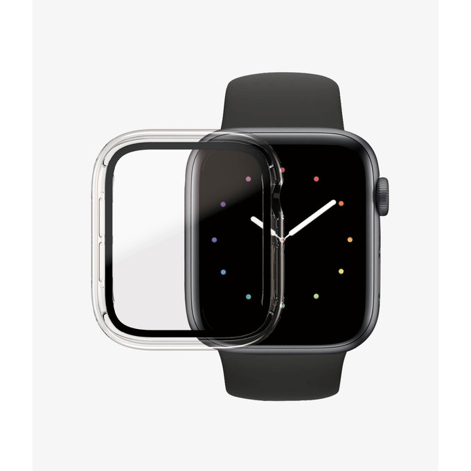 PanzerGlass - Gehärtetes Glas Full Body AB für Apple Watch 4, 5, 6, SE (1st gen) und SE (2nd gen) 44mm, transparent