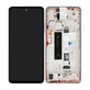 Xiaomi Mi 10T Lite 5G - LCD Display + Touchscreen Front Glas + Rahmen (Rose Gold Beach) - 5600050J1700 Genuine Service Pack