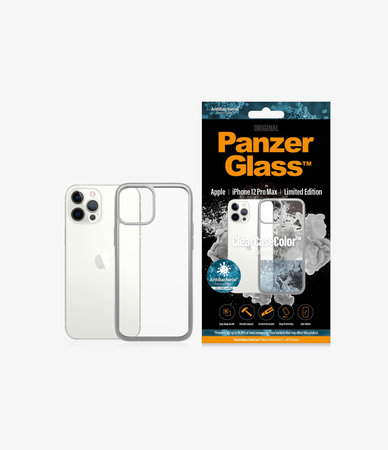 PanzerGlass - Fall ClearCase AB für iPhone 12 Pro Max, silver