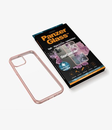 PanzerGlass - ClearCase AB Hülle für iPhone 12/12 Pro, Roségold