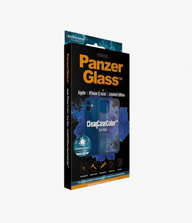 PanzerGlass - Fall ClearCase AB für iPhone 12 mini, blue