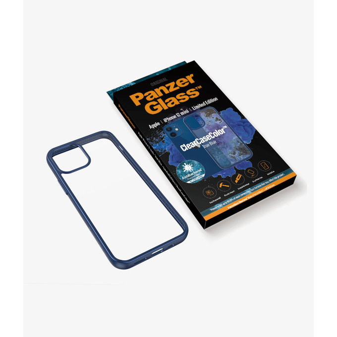 PanzerGlass - Fall ClearCase AB für iPhone 12 mini, blue