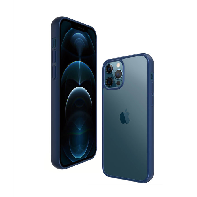 PanzerGlass - Fall ClearCase AB für iPhone 12 und 12 Pro, blue