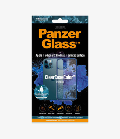 PanzerGlass - Fall ClearCase AB für iPhone 12 Pro Max, blue