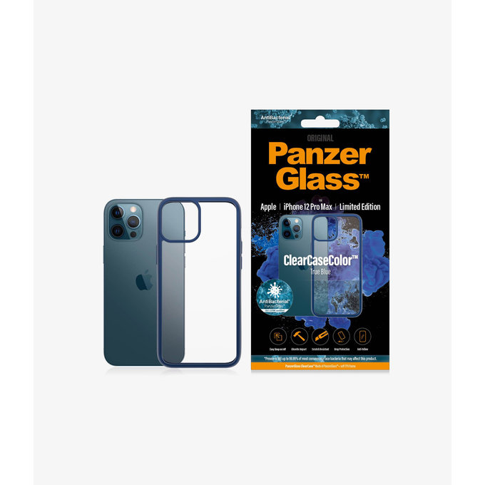 PanzerGlass - Fall ClearCase AB für iPhone 12 Pro Max, blue