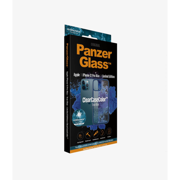 PanzerGlass - Fall ClearCase AB für iPhone 12 Pro Max, blue