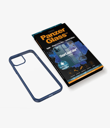 PanzerGlass - Fall ClearCase AB für iPhone 12 Pro Max, blue