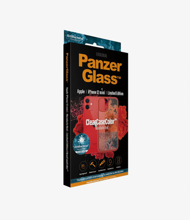 PanzerGlass - Fall ClearCase AB für iPhone 12 mini, red