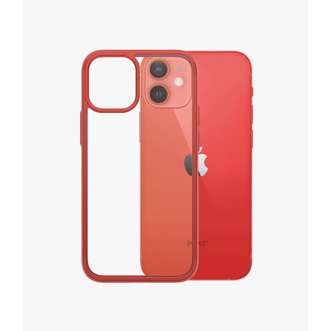 PanzerGlass - Fall ClearCase AB für iPhone 12 mini, red