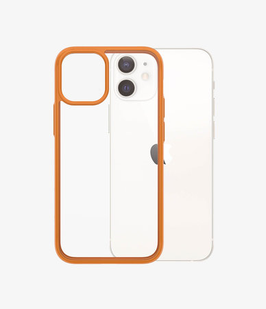 PanzerGlass - Fall ClearCase AB für iPhone 12 mini, orange