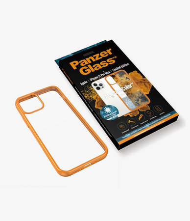 PanzerGlass - Fall ClearCase AB für iPhone 12 Pro Max, orange