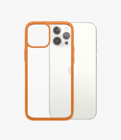 PanzerGlass - Fall ClearCase AB für iPhone 12 Pro Max, orange