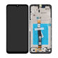 Samsung Galaxy A22 5G A226B - LCD Display + Touchscreen Front Glas + Rahmen (Black) - GH81-20694A Genuine Service Pack