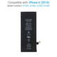Akku Batterie für iPhone 6, 1810mAh, FixPremium