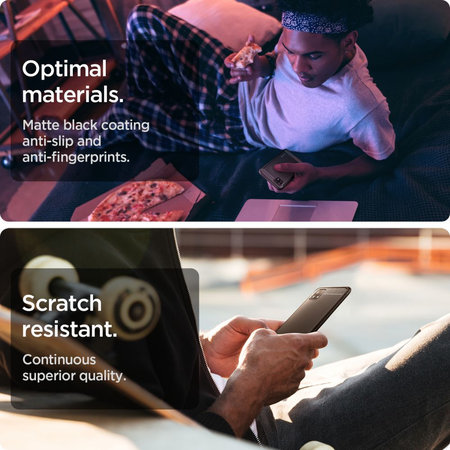 Spigen - Rugged Armor Hülle für Samsung Galaxy A22 5G, schwarz