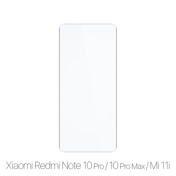 FixPremium Glass - Gehärtetes Glas für Xiaomi Redmi Note 10 Pro, 10 Pro Max, Mi 11i und Poco F3