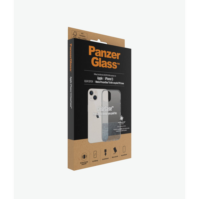 PanzerGlass - Hülle ClearCase AB für iPhone 13, transparent