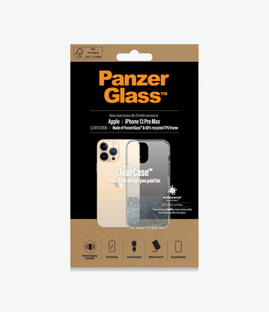 PanzerGlass - Hülle ClearCase AB für iPhone 13 Pro Max, transparent