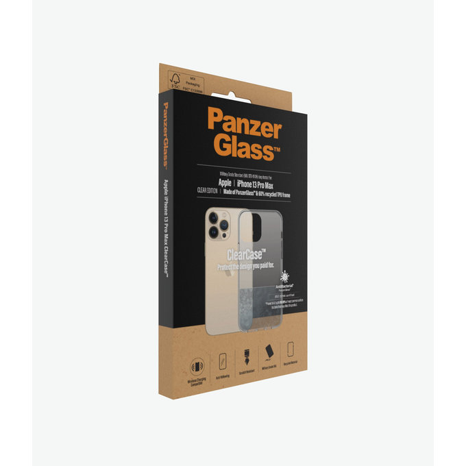 PanzerGlass - Hülle ClearCase AB für iPhone 13 Pro Max, transparent