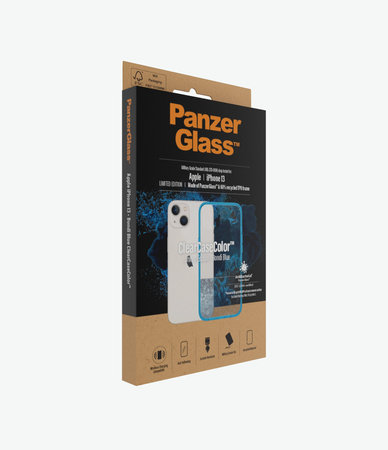 PanzerGlass - Fall ClearCaseColor AB für iPhone 13, bondi blue