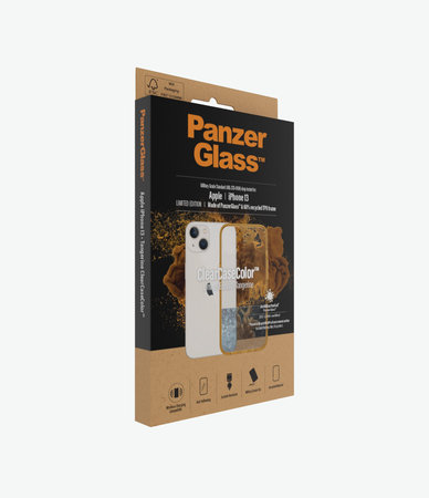 PanzerGlass - Fall ClearCaseColor AB für iPhone 13, tangerine