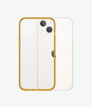 PanzerGlass - Fall ClearCaseColor AB für iPhone 13, tangerine