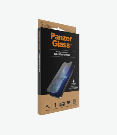 PanzerGlass - Gehärtetes Glas Standard Fit AB für iPhone 13 Pro Max und 14 Plus, transparent