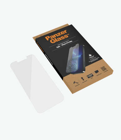PanzerGlass - Gehärtetes Glas Standard Fit AB für iPhone 13 Pro Max und 14 Plus, transparent