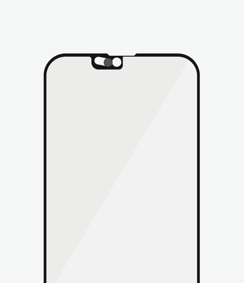 PanzerGlass - Gehärtetes Glas Case Friendly CamSlider AB für iPhone 13 Pro Max und 14 Plus, schwarz