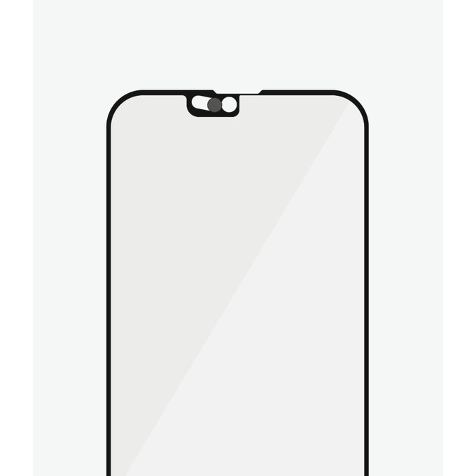 PanzerGlass - Gehärtetes Glas Case Friendly CamSlider AB für iPhone 13 Pro Max und 14 Plus, schwarz