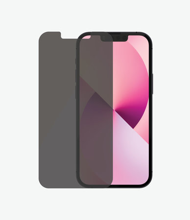 PanzerGlass - Gehärtetes Glas Standard Fit Privacy AB für iPhone 13 mini, transparent