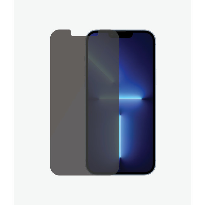 PanzerGlass - Gehärtetes Glas Standard Fit Privacy AB für iPhone 13 Pro Max und 14 Plus, transparent