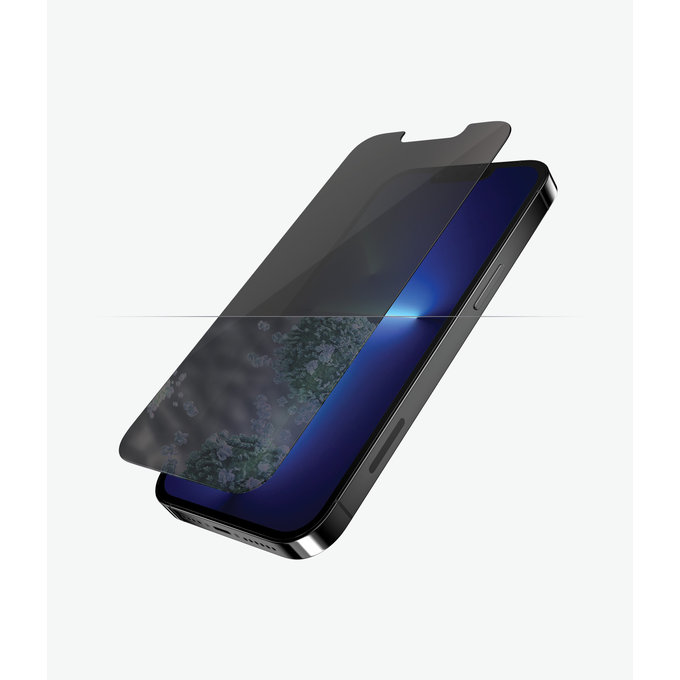 PanzerGlass - Gehärtetes Glas Standard Fit Privacy AB für iPhone 13 Pro Max und 14 Plus, transparent