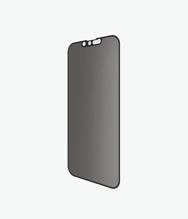 PanzerGlass - Gehärtetes Glas Case Friendly Privacy AB für iPhone 13 mini, schwarz