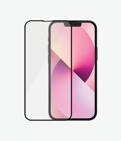 PanzerGlass - Gehärtetes Glas Case Friendly AB für iPhone 13 mini, schwarz