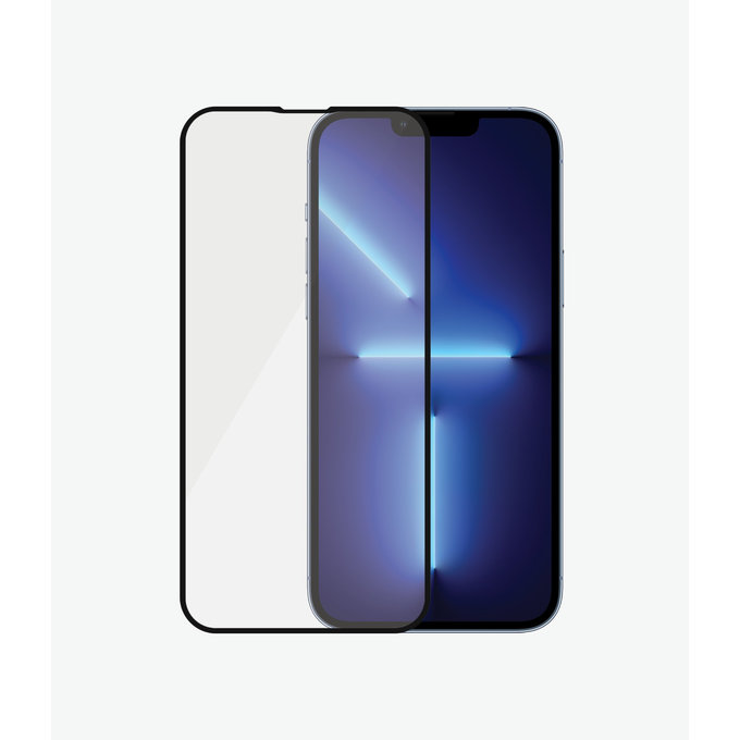 PanzerGlass - Gehärtetes Glas Case Friendly AB für iPhone 13 Pro Max und 14 Plus, schwarz