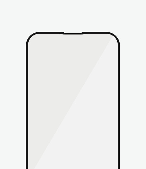 PanzerGlass - Gehärtetes Glas Case Friendly AB für iPhone 13 Pro Max und 14 Plus, schwarz