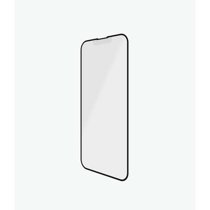 PanzerGlass - Gehärtetes Glas Case Friendly Anti-Glare AB für iPhone 13, 13 Pro und 14, black