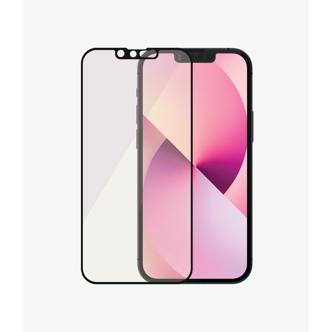 PanzerGlass - Gehärtetes Glas Case Friendly Anti-Bluelight AB für iPhone 13 mini, schwarz
