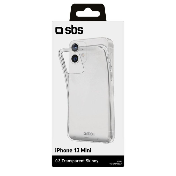 SBS - Fall Skinny für iPhone 13 mini, transparent