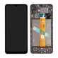 Samsung Galaxy A12 A127F, A032F - LCD Display + Touch Screen + Frame (Black) - GH82-26485A, GH82-26486A Genuine Service Pack