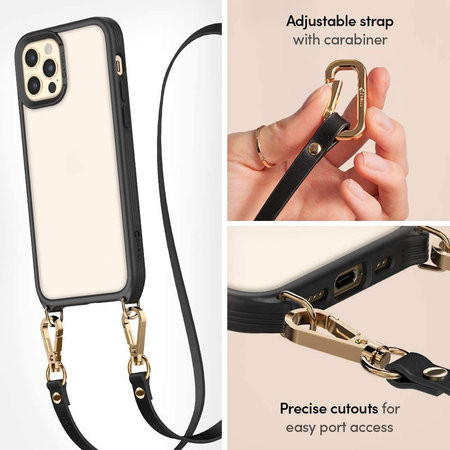 Spigen - Hülle Cyrill Classic Charm für iPhone 12/12 Pro, schwarz